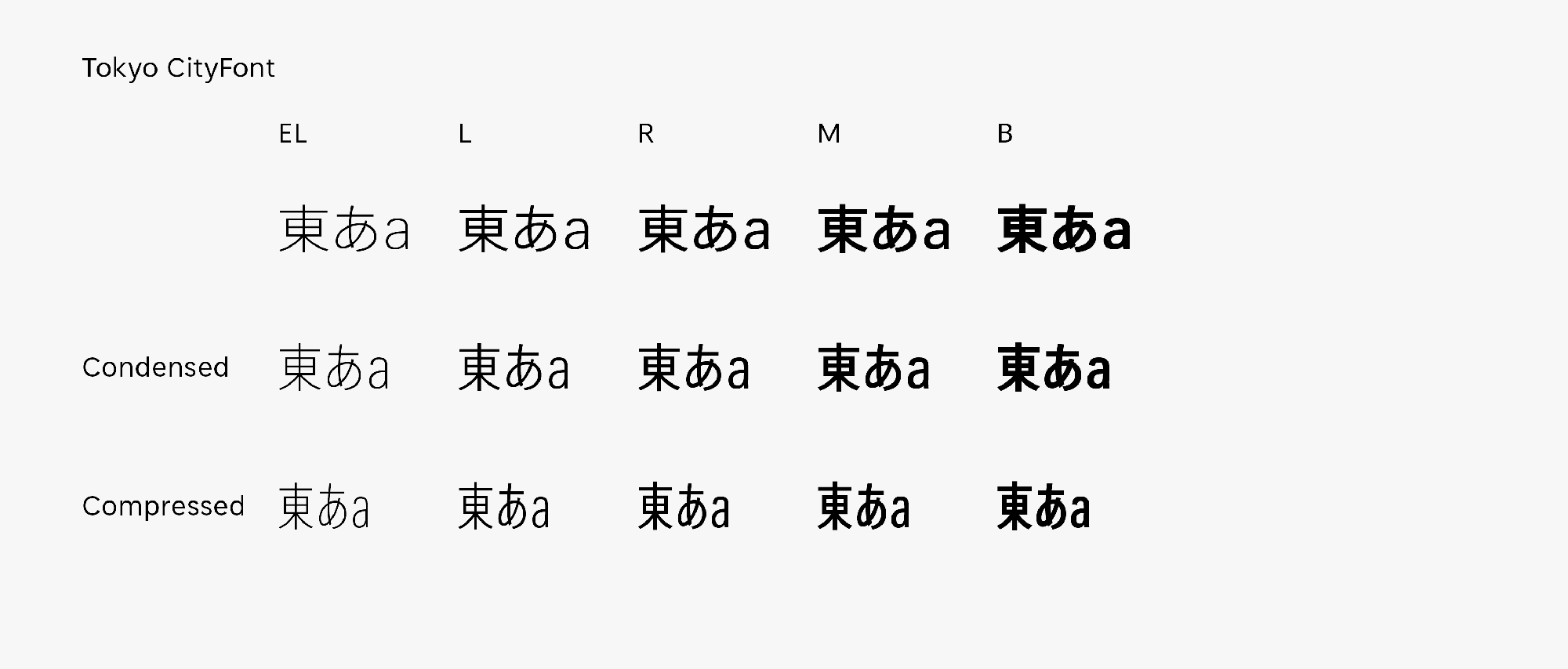 Tokyo CityFont family image